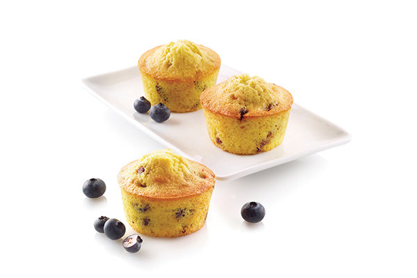 Moule en silicone muffin    - SilikoMart - Moule à muffins - 