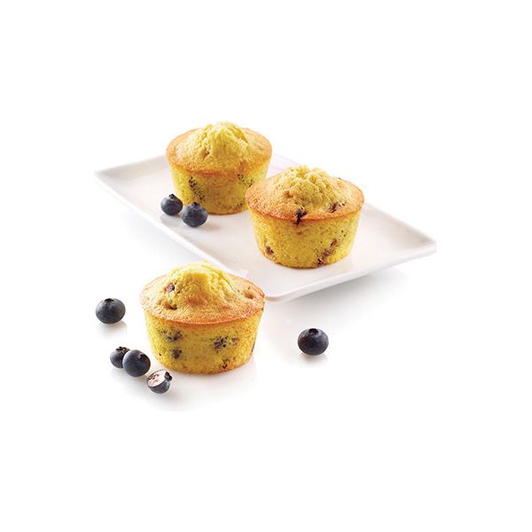 Moule en silicone muffin - SilikoMart - Moule à muffins - - La Guilde Culinaire