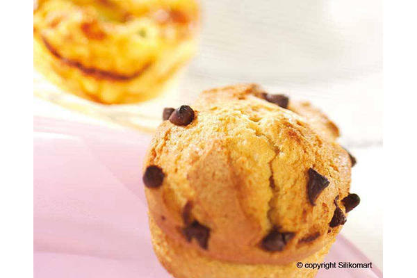 Moule en silicone 6 muffins    - SilikoMart - Moule à muffins - 
