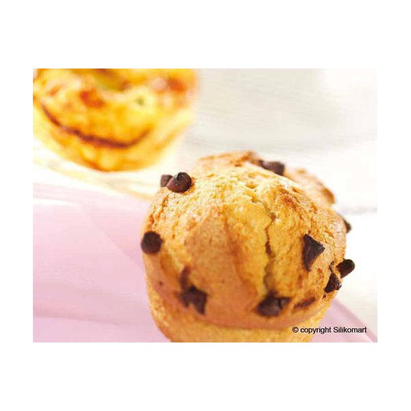 Moule en silicone 6 muffins - SilikoMart - Moule à muffins - - La Guilde Culinaire