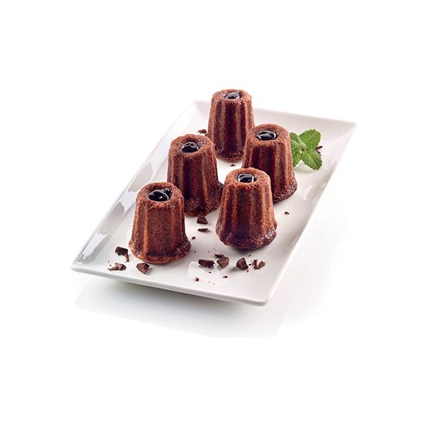 Moule CANNELÉ BORDELAIS en silicone flexible SILICONFLEX - MEDIUM CANNELE - SilikoMart - Moule à cannelé - - La Guilde Culinaire