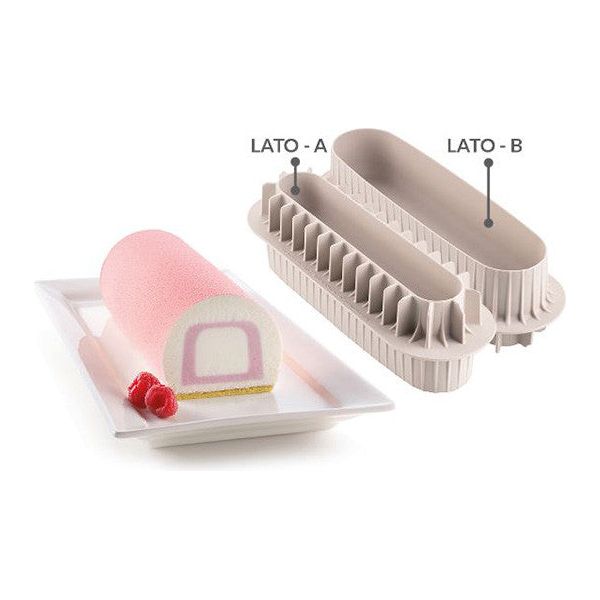 Insert à Bûche - SilikoMart - Moule à gâteaux - - La Guilde Culinaire