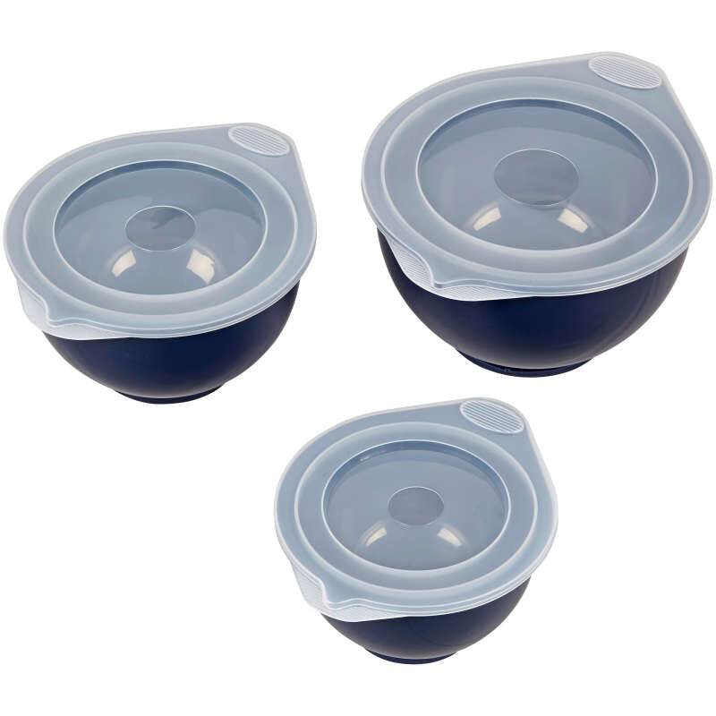 Ensemble De Bols De Service 6 Pièces Bols Ronds Bleus Pour Salade De
