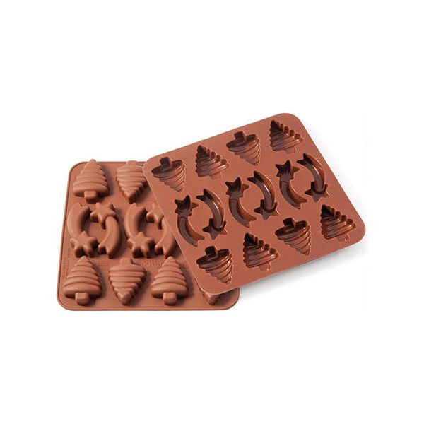 Moule silicone XMAS Décor ! - SilikoMart - Moule à gâteaux - - La Guilde Culinaire