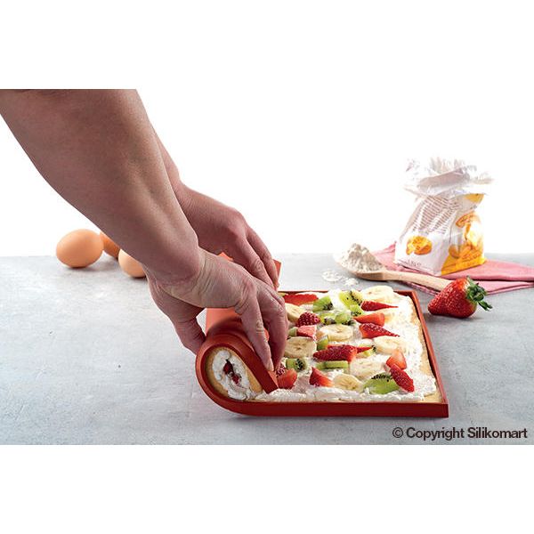 Tapis Roulade en Silicone 325 X 325 X H 10mm - SilikoMart - Moule à gâteaux - - La Guilde Culinaire