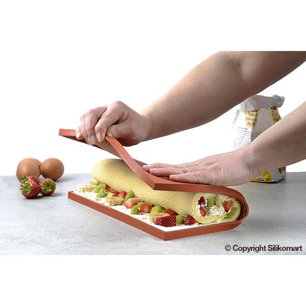 Tapis Roulade en Silicone 325 X 325 X H 10mm - SilikoMart - Moule à gâteaux - - La Guilde Culinaire