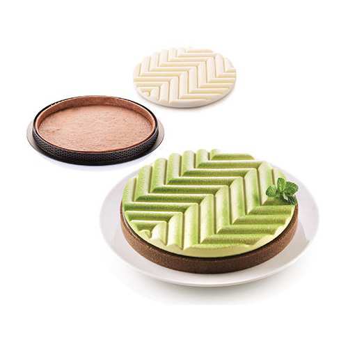 Kit tarte Grafique - SilikoMart - Emporte-pièce - - La Guilde Culinaire