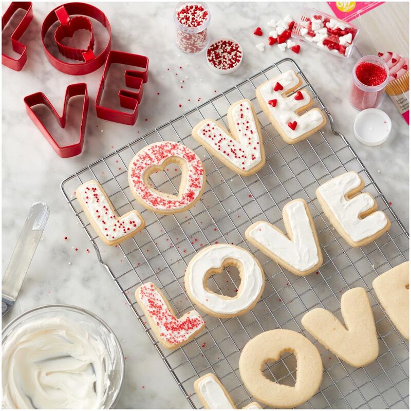 Set d'emporte-pièce Love Cookie, 4 pièces - Wilton - Accessoire - - La Guilde Culinaire