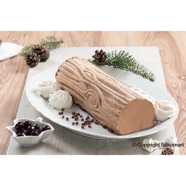 Moule silicone Bûche Magic Wood - SilikoMart - Moule à bûche - - La Guilde Culinaire