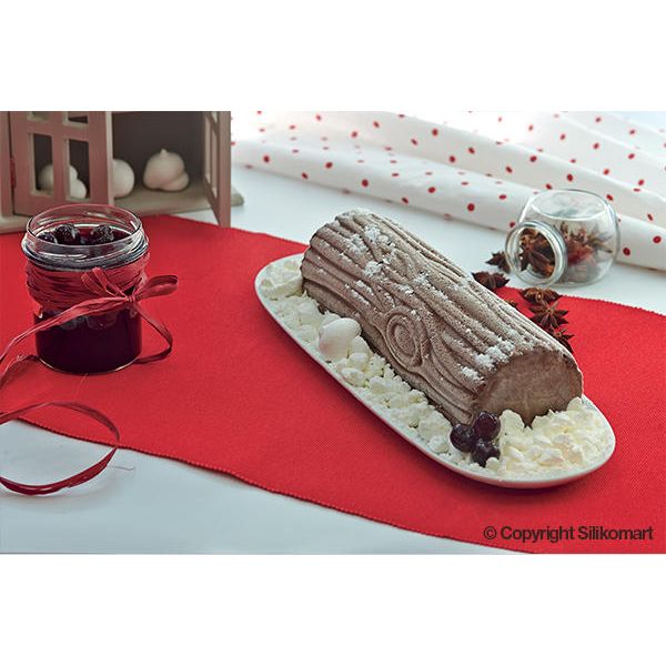 Moule silicone Bûche Magic Wood - SilikoMart - Moule à bûche - - La Guilde Culinaire