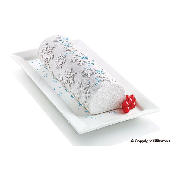 Tapis Frozen pour Bûche - SilikoMart - Moule à bûche - - La Guilde Culinaire