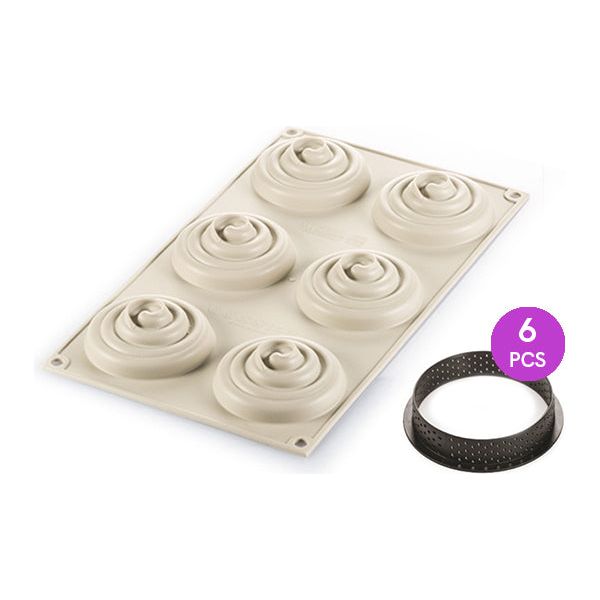 Kit mini Tarte Twist - SilikoMart - Emporte-pièce - - La Guilde Culinaire