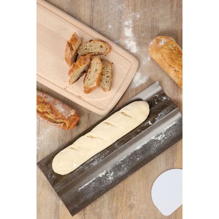 Plaque 2 baguettes - antiadhérent - 380 x 160 mm - Gobel - Plaque à pain - - La Guilde Culinaire