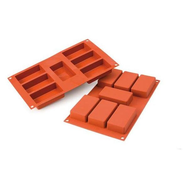 Moule en silicone 7 rectangles - SilikoMart - Moule à gâteaux - - La Guilde Culinaire
