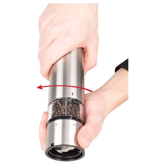 Moulin à poivre électrique u'Select en inox 20 cm - Elis Sense - Peugeot - Peugeot - Moulin à poivre - - La Guilde Culinaire
