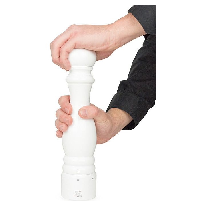 Paris Moulin à poivre manuel en bois u'Select laqué blanc 30 cm - Peugeot - Peugeot - Moulin à poivre - - La Guilde Culinaire