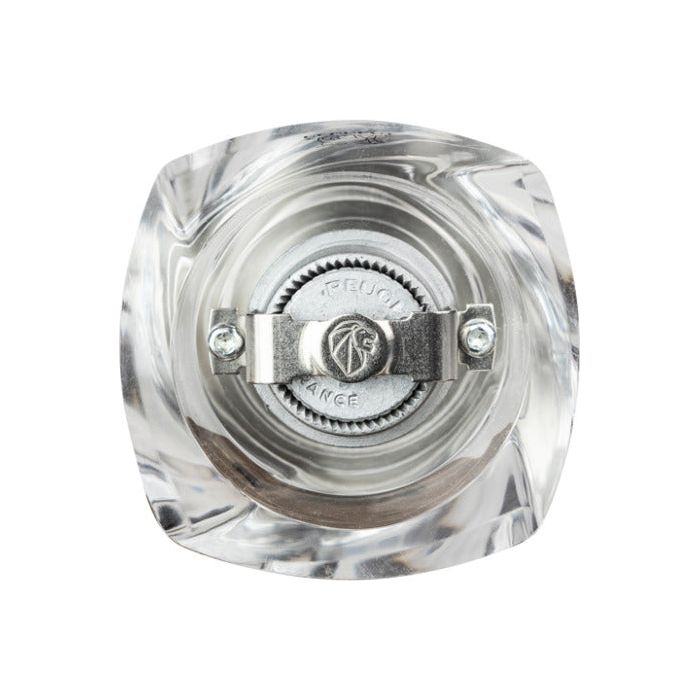 Moulin à piment manuel en bois et acryl couleur Chocolat 14 cm - Oléron - Peugeot - Peugeot - Moulin à épices - - La Guilde Culinaire