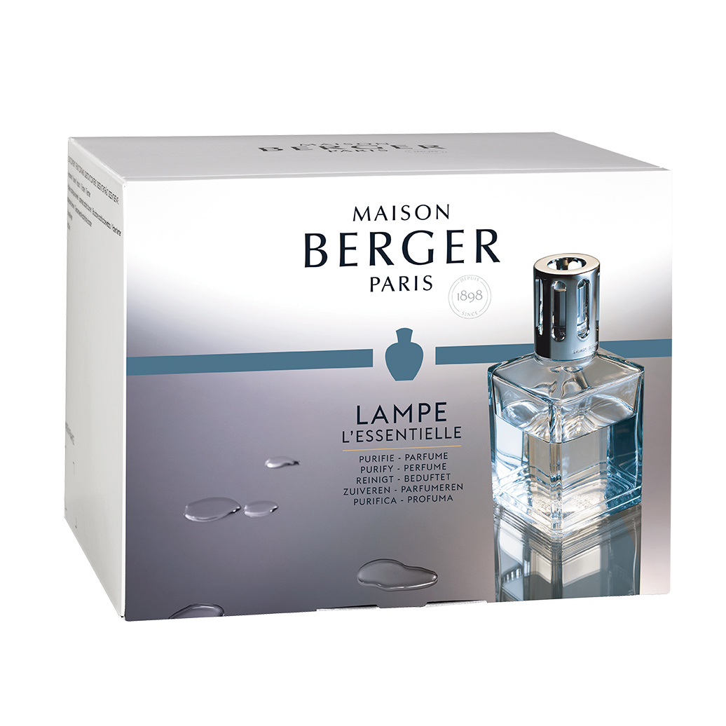 Coffret lampe Berger Essentielle carrée avec recharges Neutre essentiel et Vent d’océan - Maison Berger Paris - Coffret Lampe Berger - - La Guilde Culinaire