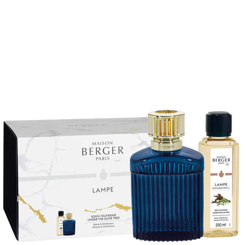 Coffret Lampe Berger Alpha Bleu Impérial * - Maison Berger Paris - Parfums d'ambiance - - La Guilde Culinaire