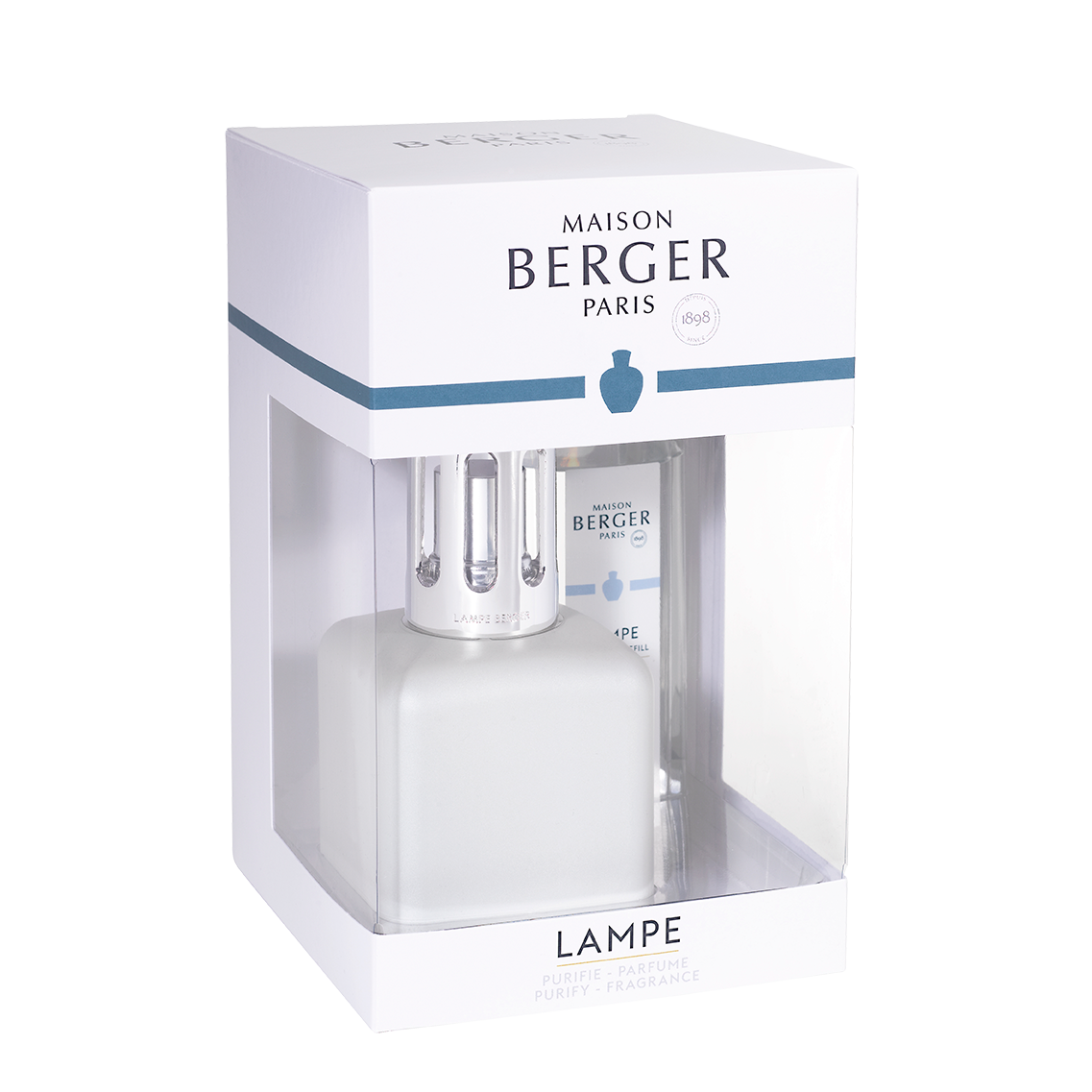Coffret Lampe Berger Glaçon - Blanche - Maison Berger Paris - Coffret Lampe Berger - - La Guilde Culinaire