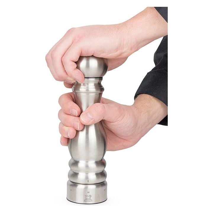 Paris Chef Moulin à poivre manuel en inox u'Select 22 cm - Peugeot - Peugeot - Moulin à poivre - - La Guilde Culinaire