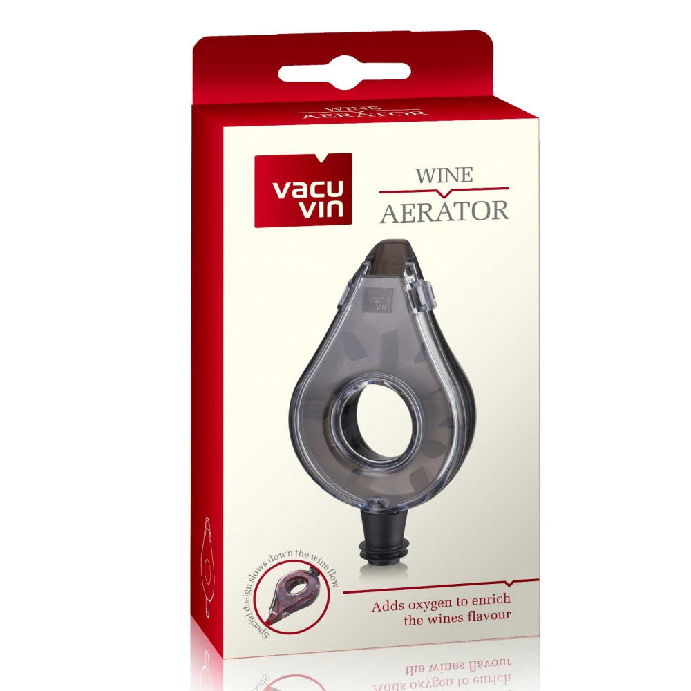 Aérateur à vin, gris foncé - Vacu Vin - Aérateur à vin - - La Guilde Culinaire