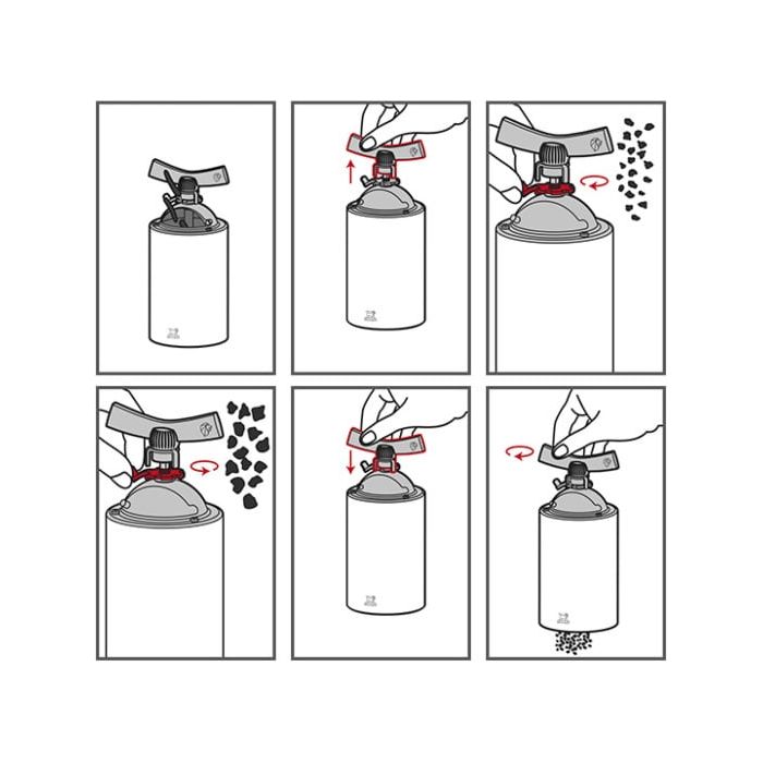 Moulin à poivres longs et gros grains manuel en bois et inox couleur naturel 16 cm - Isen - Peugeot - Peugeot - Moulin à épices - - La Guilde Culinaire