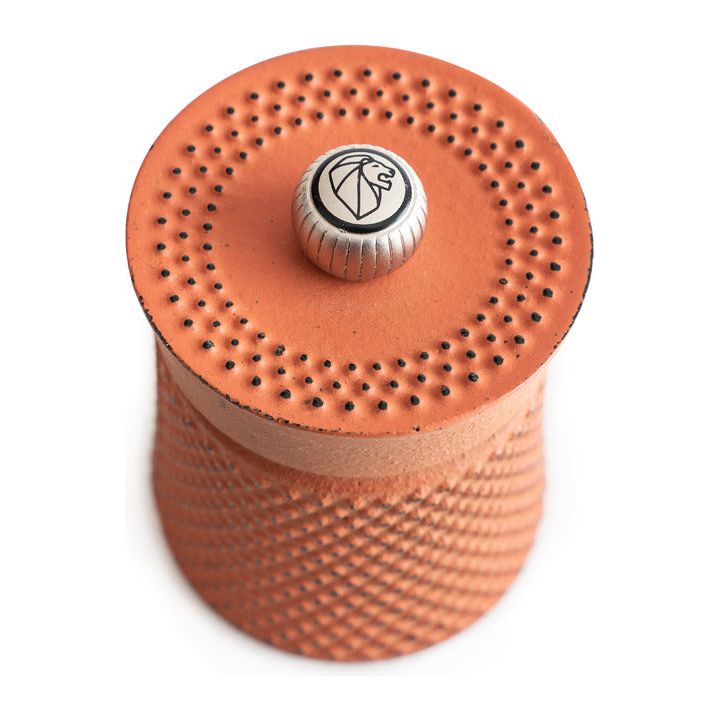 Moulin à Poivre manuel en fonte Orange 8 cm - Peugeot - Peugeot - Moulin à poivre - - La Guilde Culinaire