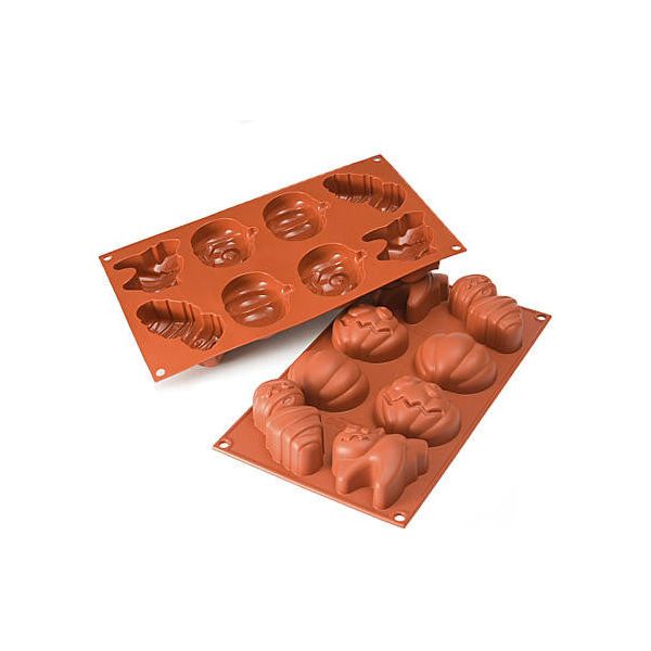 Moule Halloween en silicone flexible SILICONFLEX - SilikoMart - Moule à gâteaux - - La Guilde Culinaire