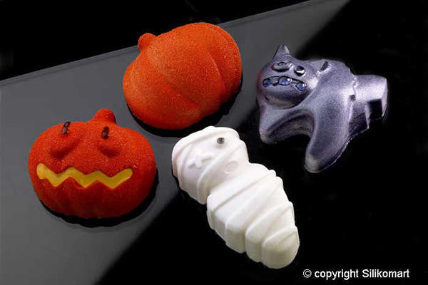 Moule Halloween en silicone flexible SILICONFLEX    - SilikoMart - Moule à gâteaux - 