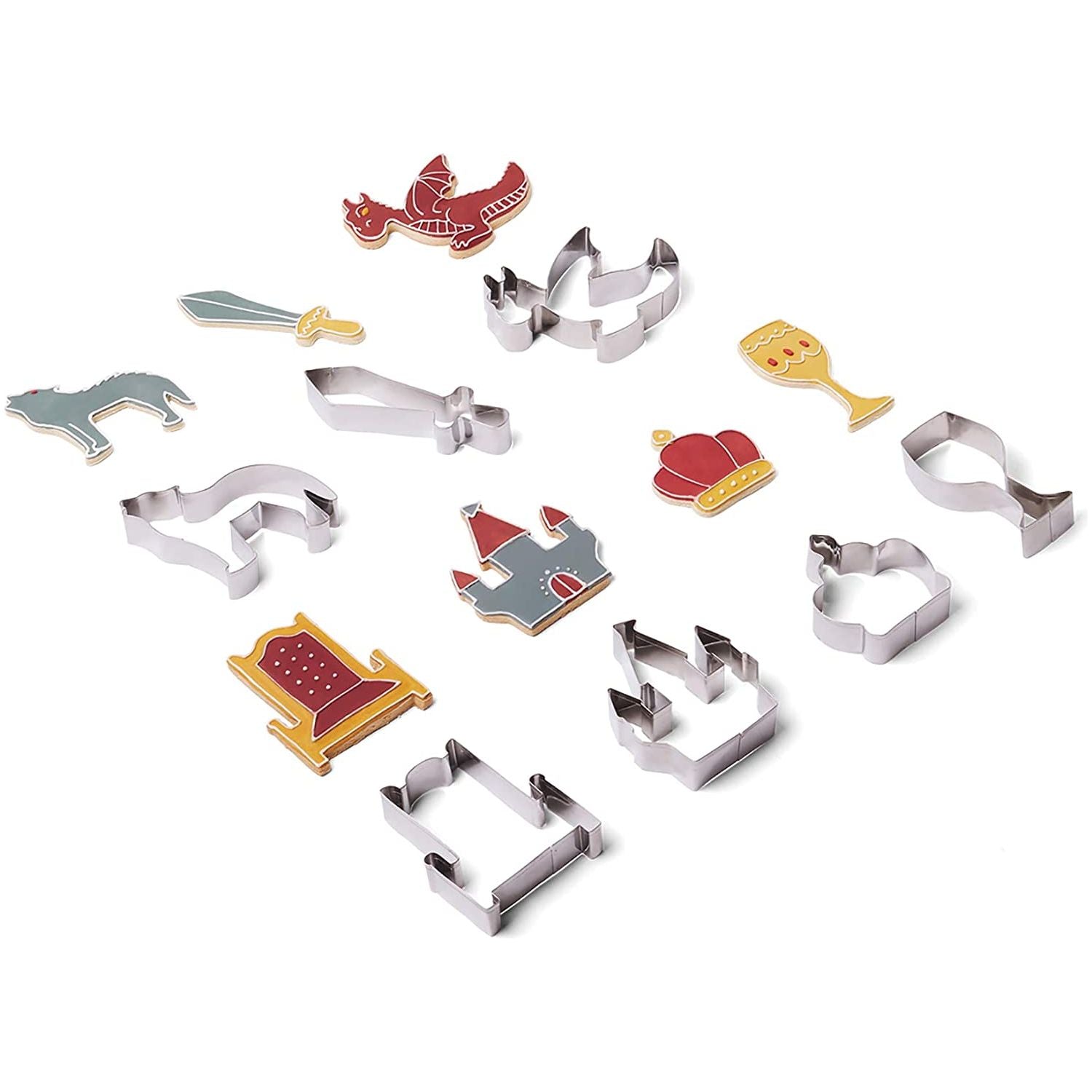 Kit Emportes pièces Iron Chair-Médiéval (7 pièces) ! - Fox Run - Emporte-pièce - - La Guilde Culinaire