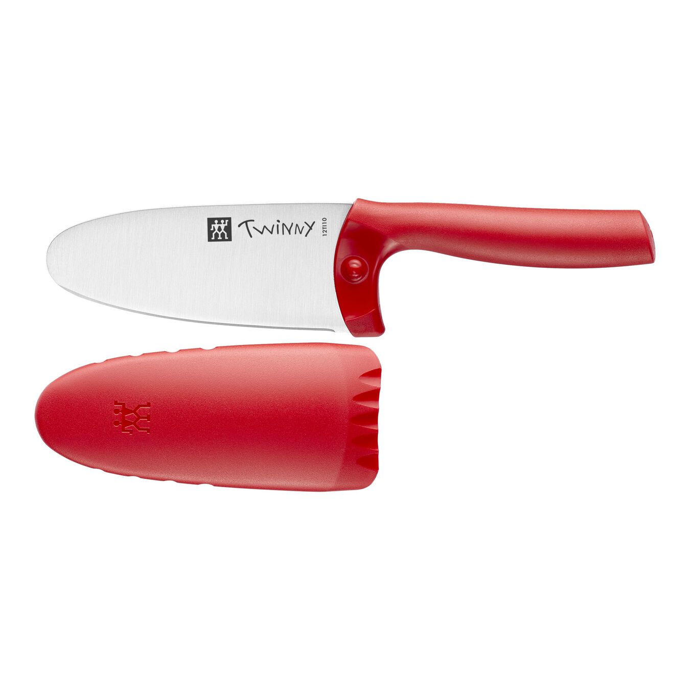 Couteau de Chef pour enfant rouge - 4" - Zwilling - Couteau pour enfant - - La Guilde Culinaire