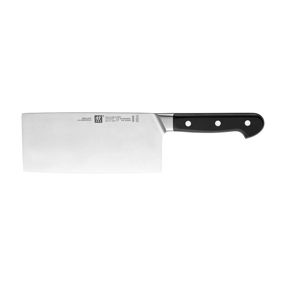 Collection Zwilling Pro Couteau de chef chinois - 7'' - 18 cm - Zwilling - Couteau de Chef - - La Guilde Culinaire