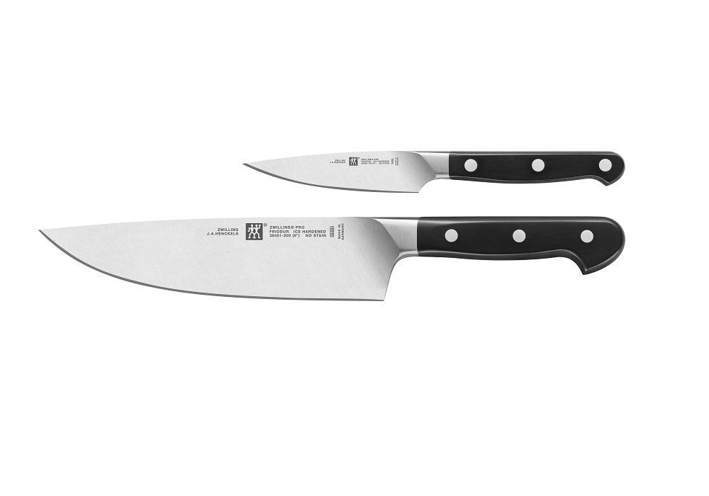 Coffret de 2 couteaux de cuisine : 1 couteau de chef et 1 couteau d'office