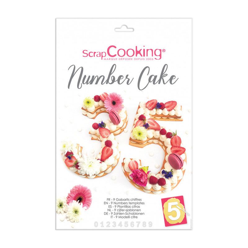 Kit number cake - Scrapcooking - Moule à gâteaux - - La Guilde Culinaire