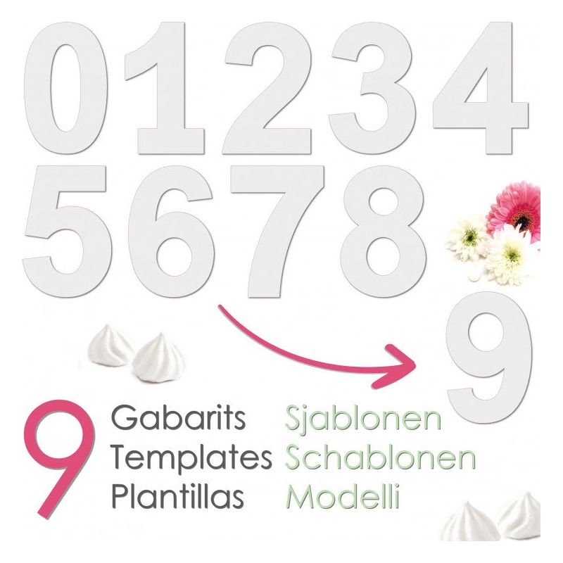 Kit number cake - Scrapcooking - Moule à gâteaux - - La Guilde Culinaire