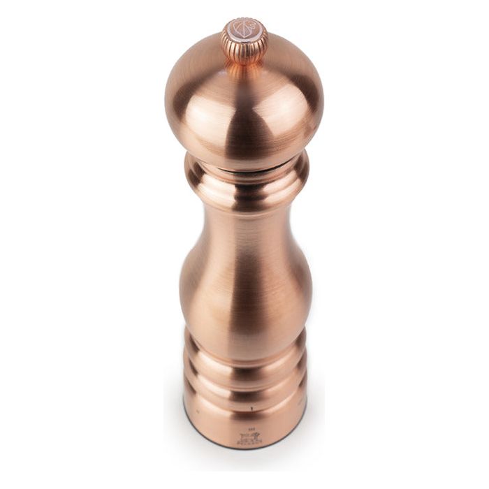 Paris Chef Moulin à sel manuel en inox, cuivré, u'Select, 22 cm - Peugeot - Moulin à poivre - - La Guilde Culinaire