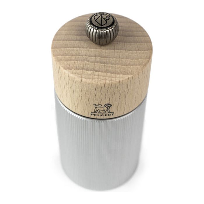 Line - Moulin à poivre manuel, alu, 12 cm - Peugeot - Moulin à poivre - - La Guilde Culinaire