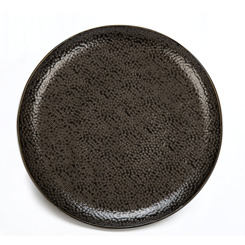 Assiette 26 cm TRUFFES Noir - Bia - Assiette - - La Guilde Culinaire