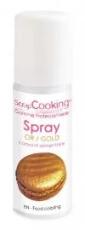 Spray alimentaire or