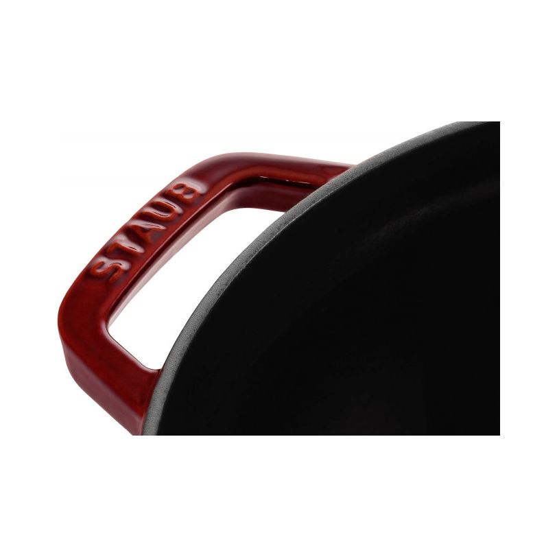 Cocotte ovale fonte et émail Grenadine 12'' 31cm 5.5L - Staub - Cocotte - - La Guilde Culinaire