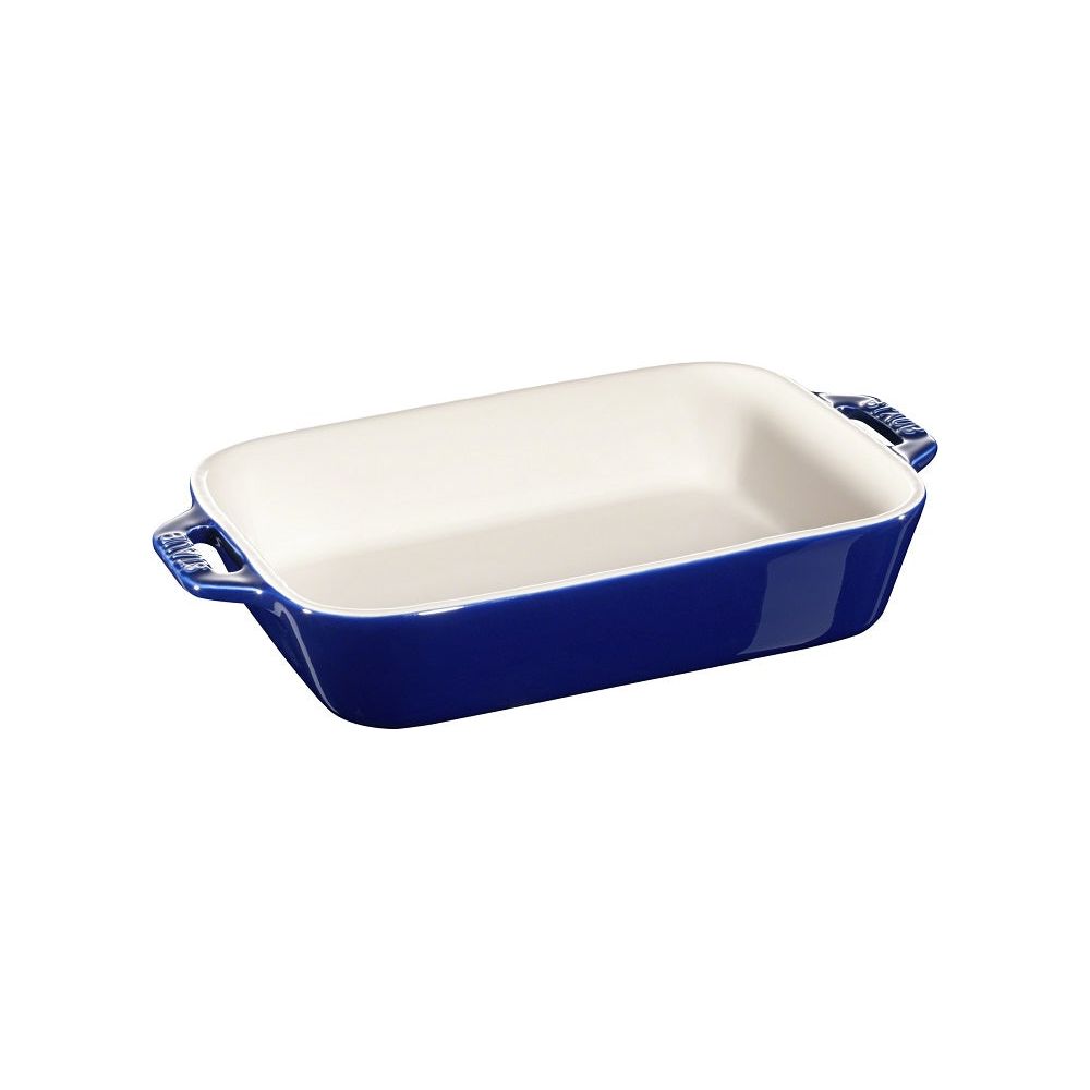Plat à gratin rectangulaire céramique 20 X 16 cm ! Bleu - Staub - Plat à gratin - 40510-813 / 1004473 - La Guilde Culinaire