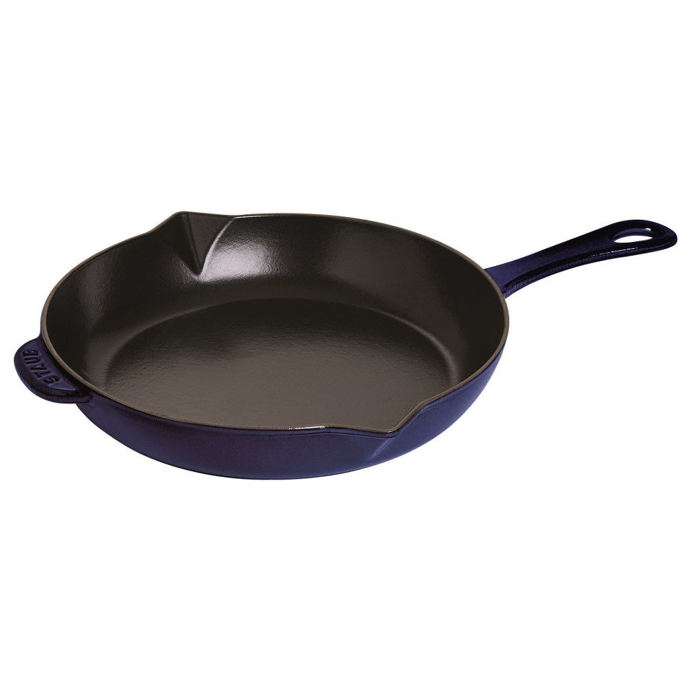 Poêle Staub en fonte et émail Bleu 30 cm - Staub - Poêle - - La Guilde Culinaire
