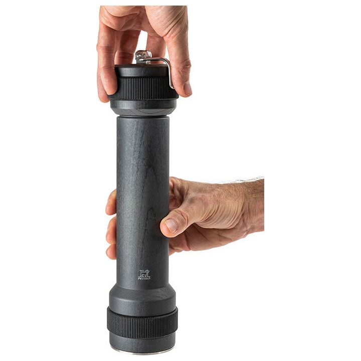 Moulin à poivre en bois spécial barbecue, graphite, 30 cm - BBQ - Peugeot - Moulin à poivre - - La Guilde Culinaire