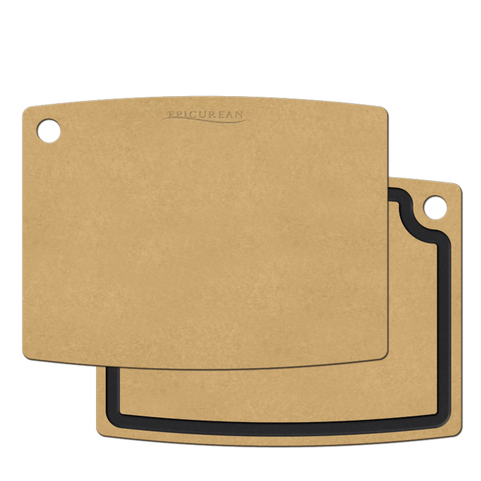 Série Gourmet 18x13-3/8" Epais rainure noire pour le jus - Epicurean - Planche à découper - - La Guilde Culinaire