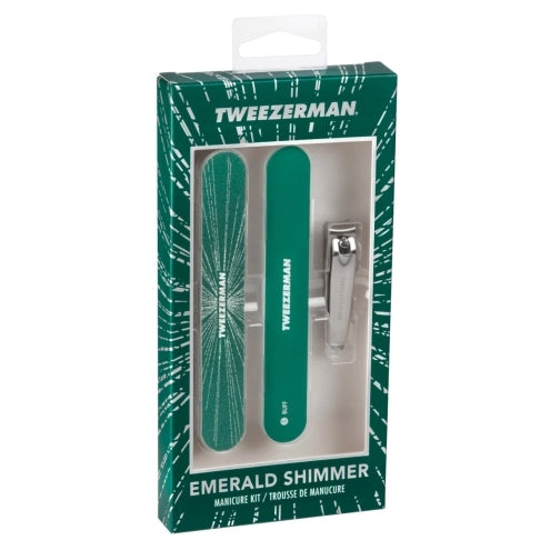 Kit de manucure Emerald Shimmer ! - Tweezerman - Coffret soin des ongles - - La Guilde Culinaire
