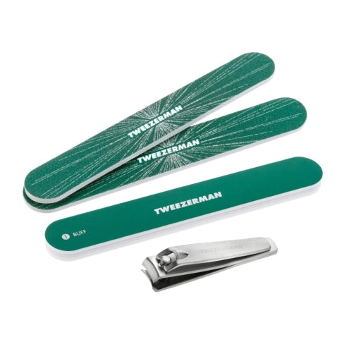 Kit de manucure Emerald Shimmer ! - Tweezerman - Coffret soin des ongles - - La Guilde Culinaire