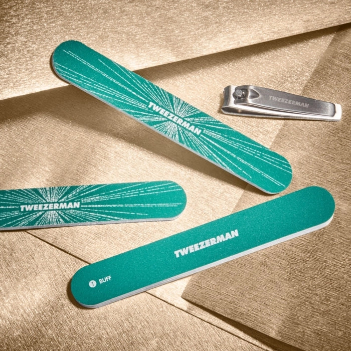 Kit de manucure Emerald Shimmer ! - Tweezerman - Coffret soin des ongles - - La Guilde Culinaire