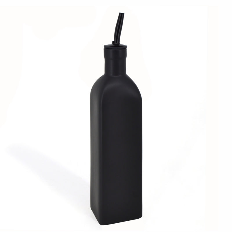 PARK WEST Bouteille noire 475ml pour l'huile/vinaigre - Bia - Assiette - - La Guilde Culinaire
