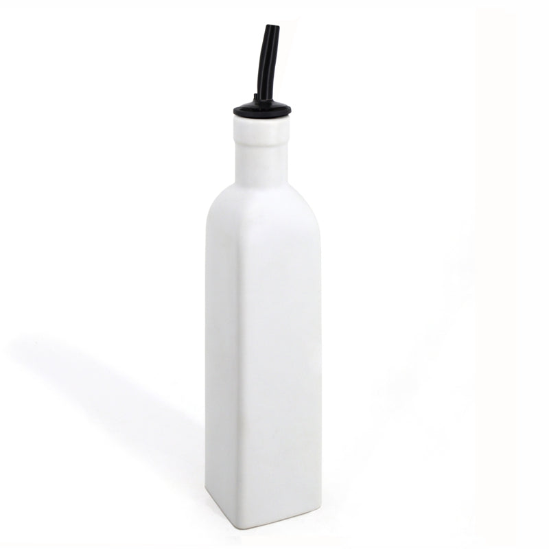 PARK WEST Bouteille blanche 475ml pour l'huile/vinaigre - Bia - Assiette - - La Guilde Culinaire